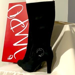 Women’s Boots Black Suede